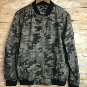 Perch Camouflage Print Jacket